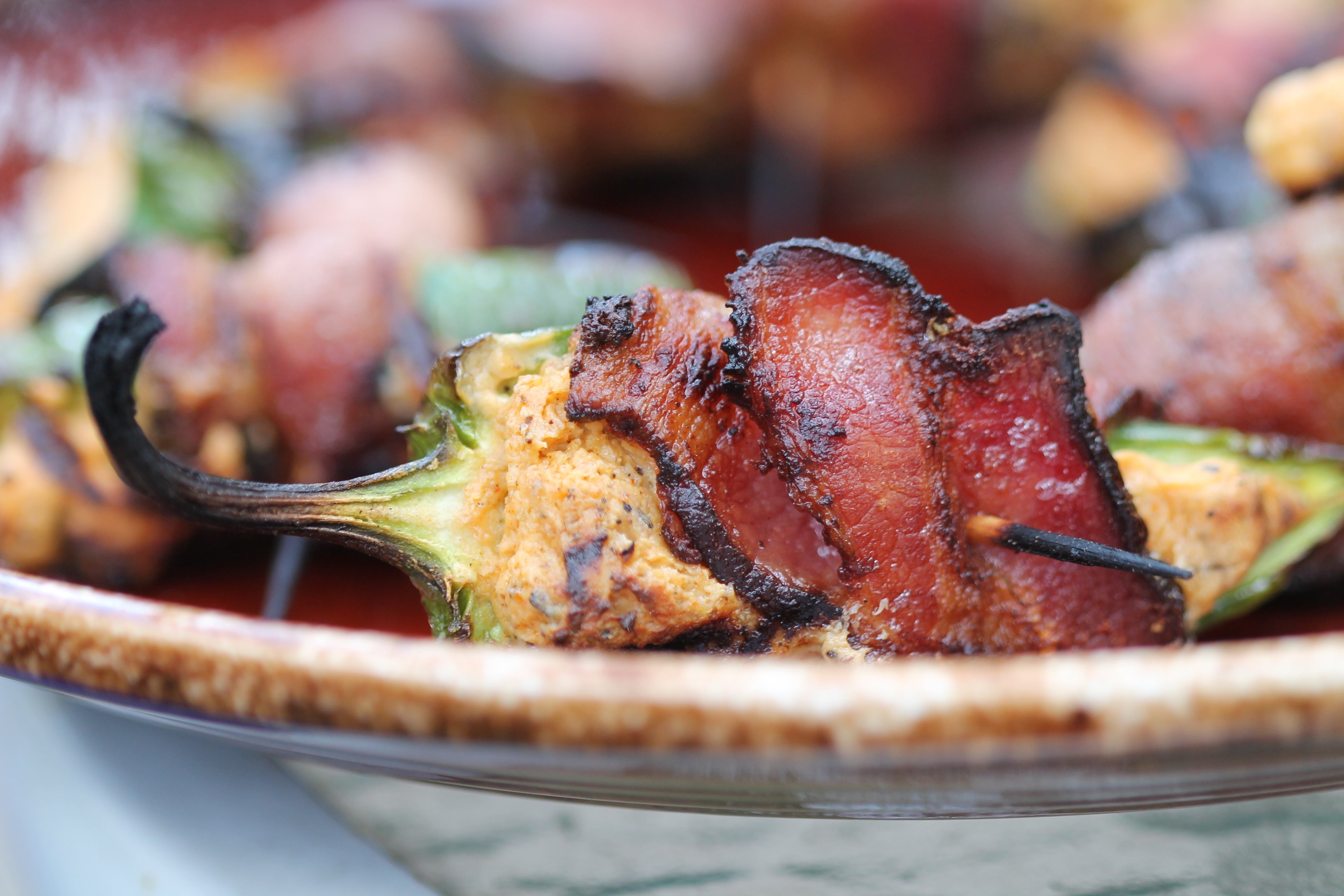 Bacon Wrapped Ranch Poppers