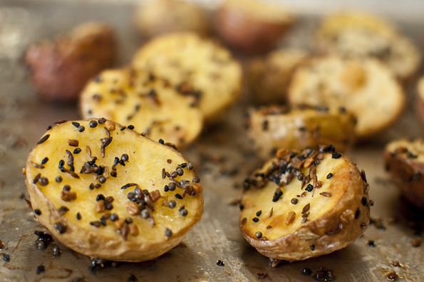 Five Seed Roasted Potatoes