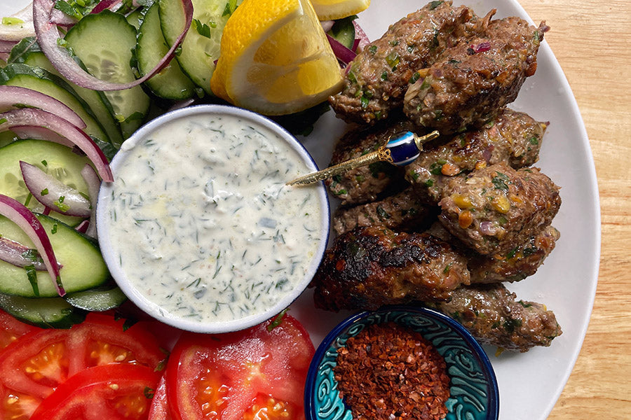 Spiced Kofte Beef Skewers