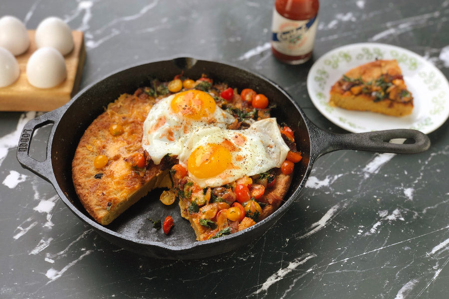 Creole Breakfast Corn Bread