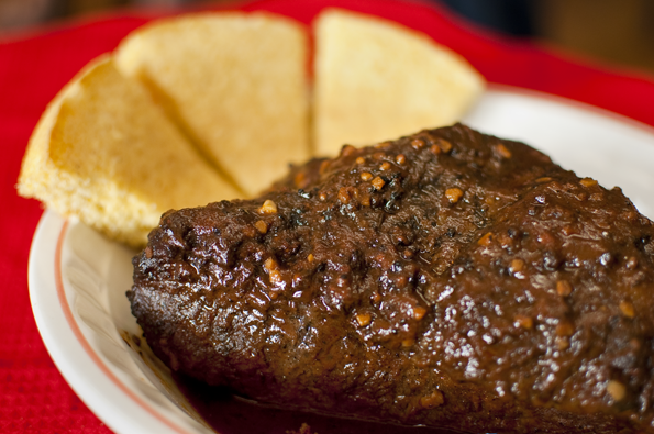 Memphis Beale St. BBQ Brisket with Whiskey Sauce