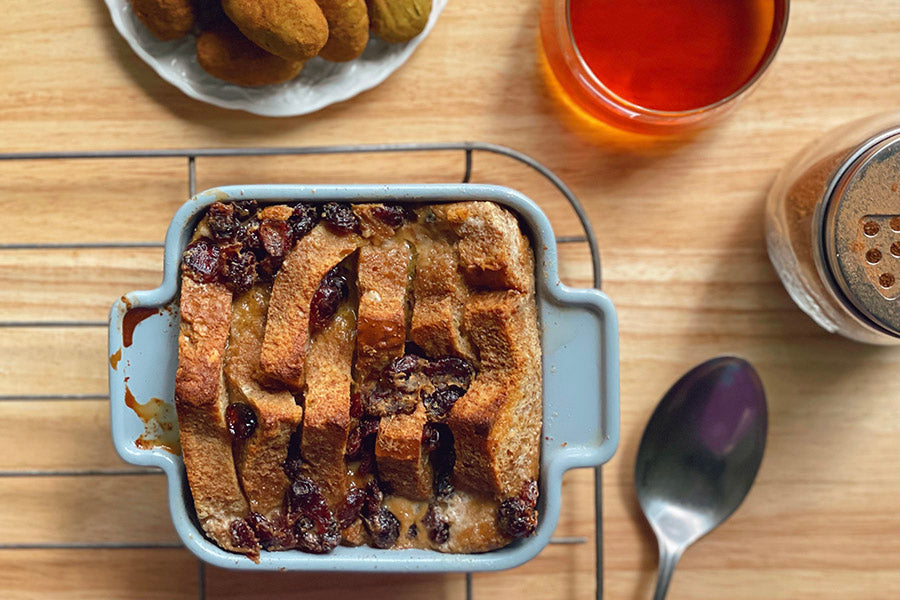 Irish Breakfast Butter Pudding