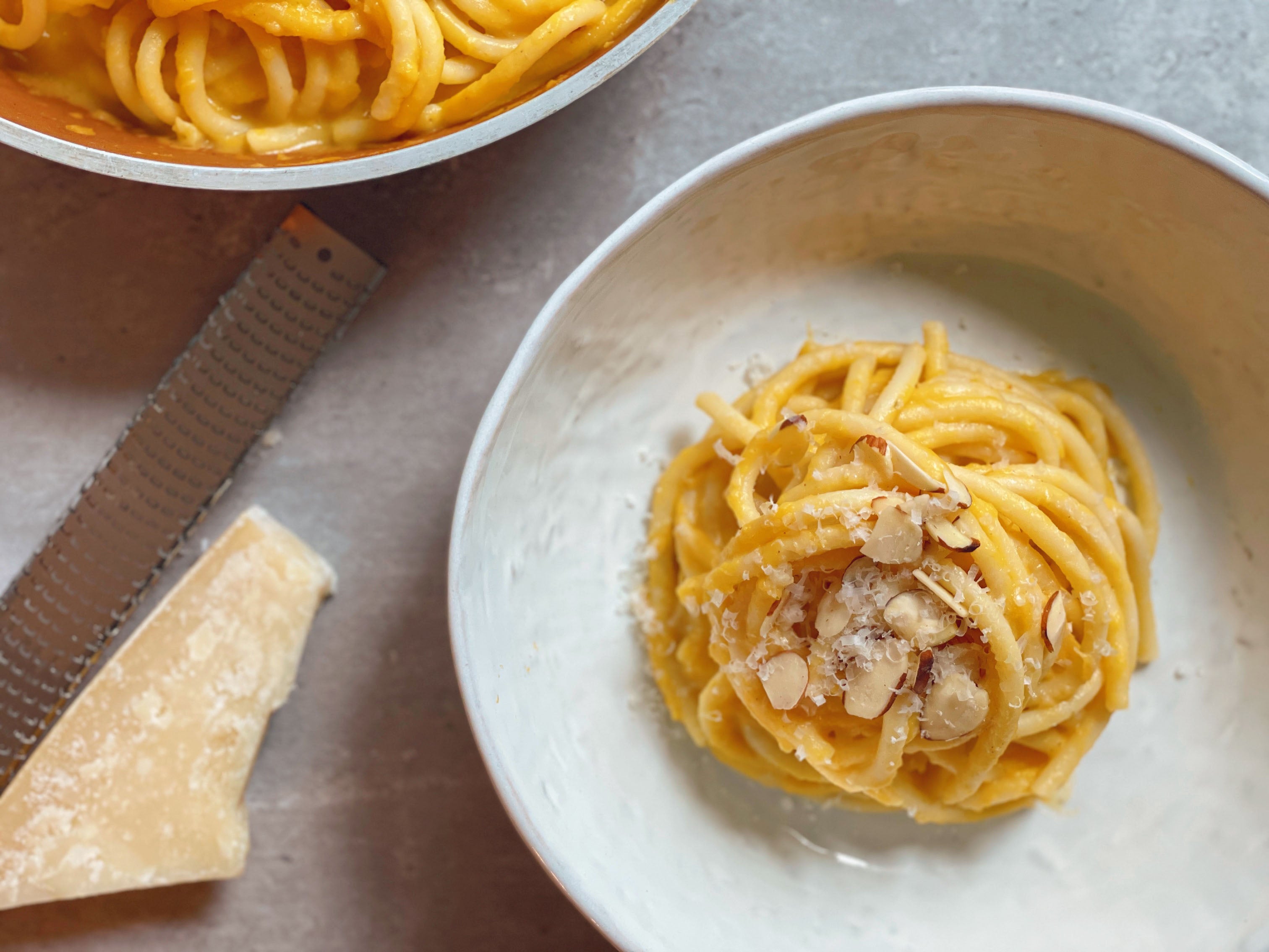 Creamy Butternut Squash Bucatini