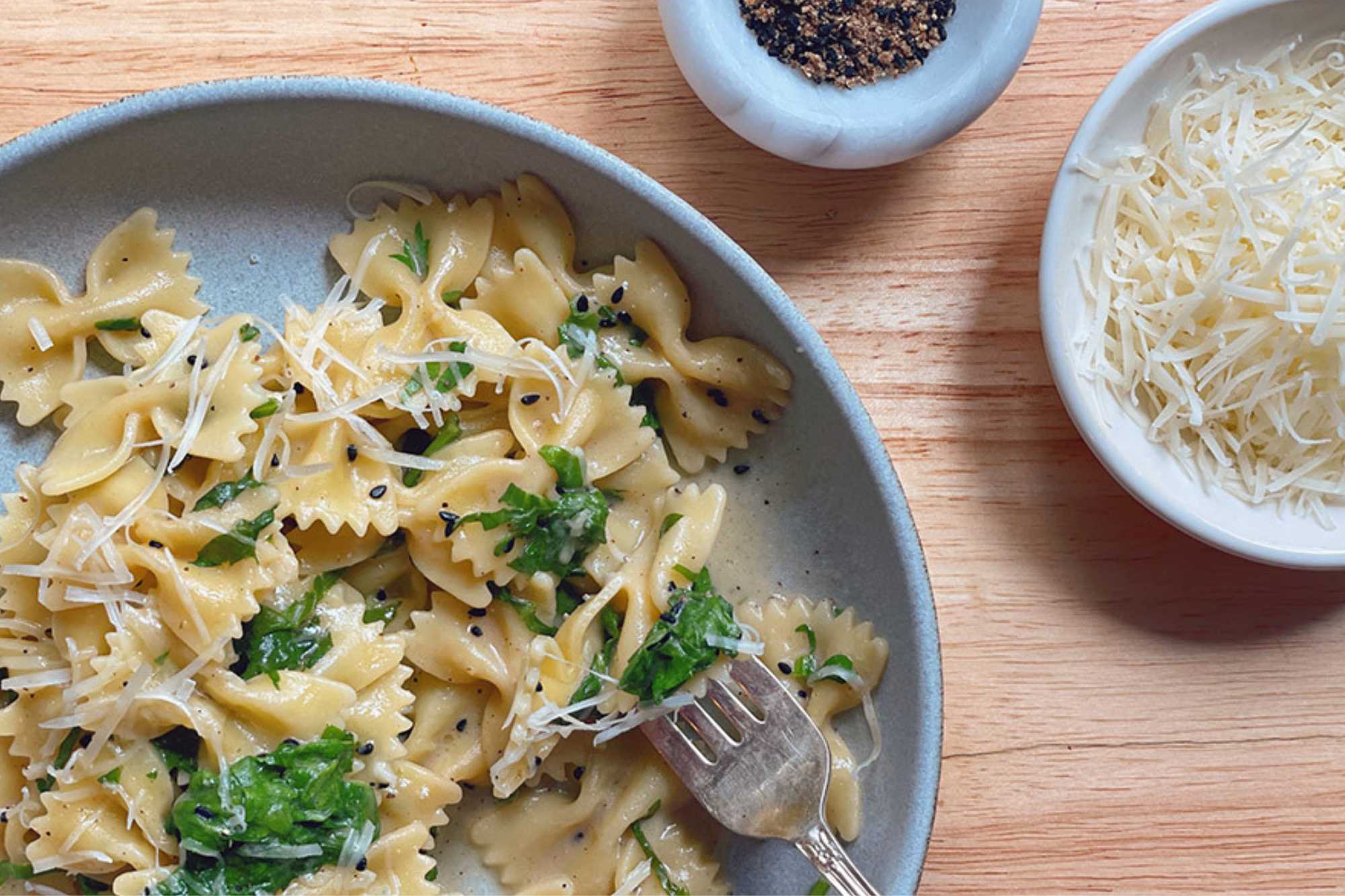 Caesar Spiced Farfalle