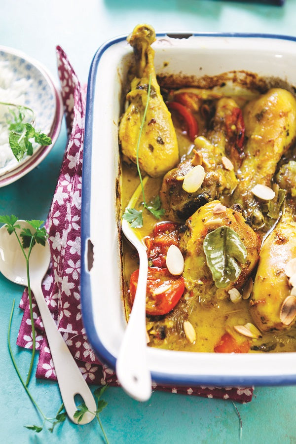 Chicken Drumsticks with Spices and Coconut Milk