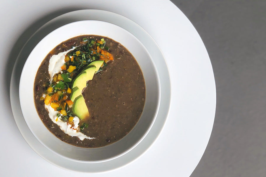 Cuban Spiced Black Bean Soup