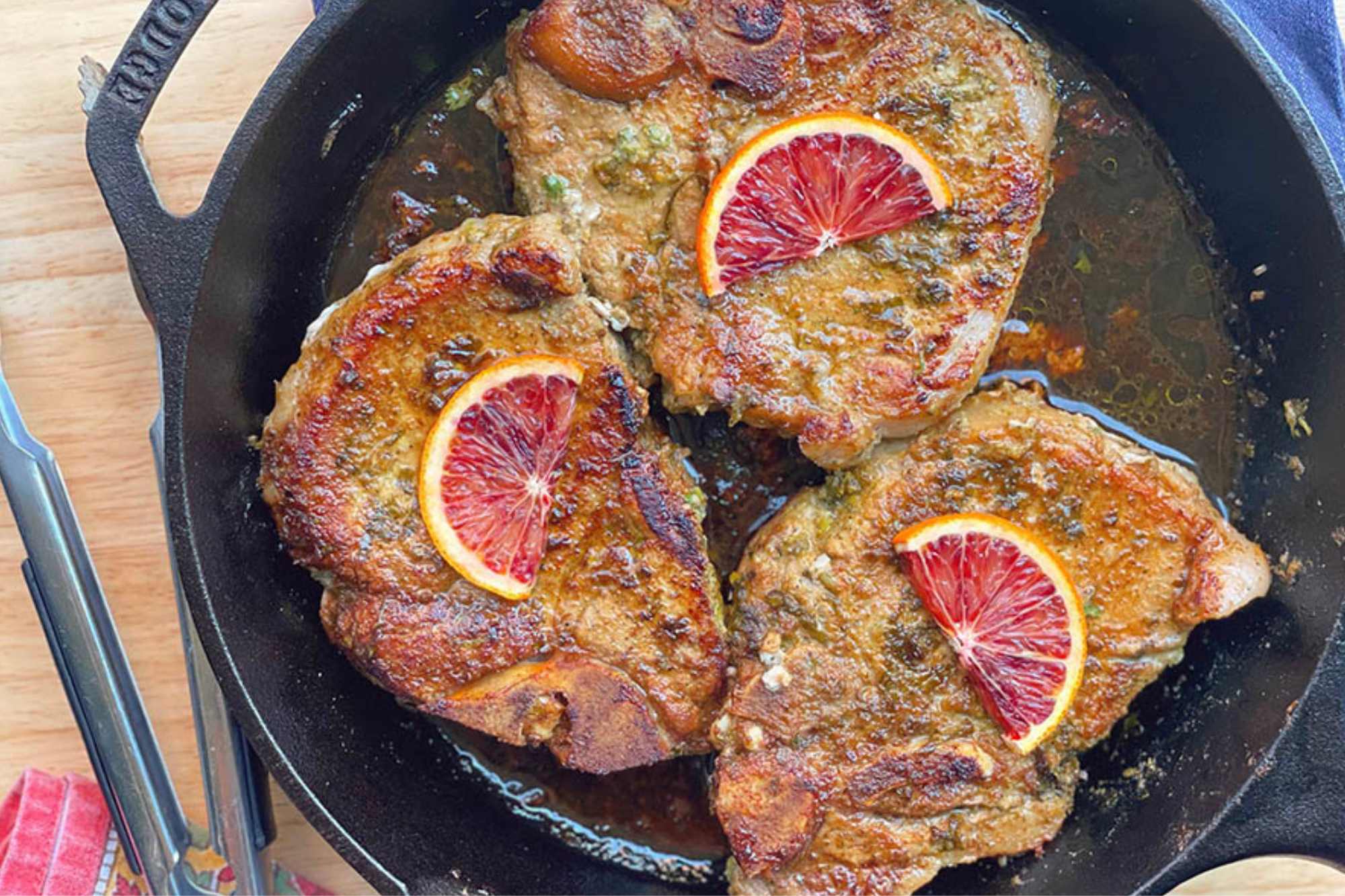 Cuban Spice Marinated Pork Chops