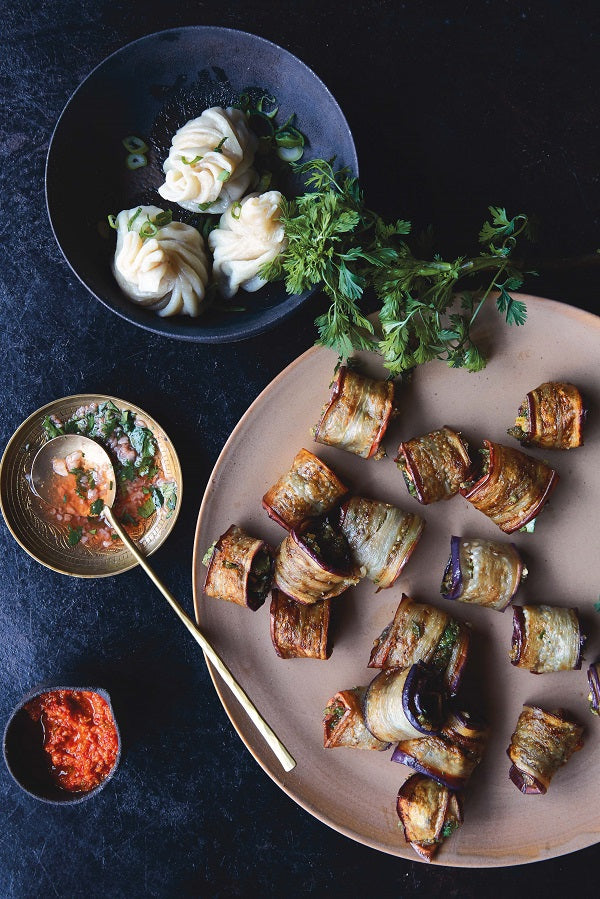 Fried Eggplant Roll-Ups