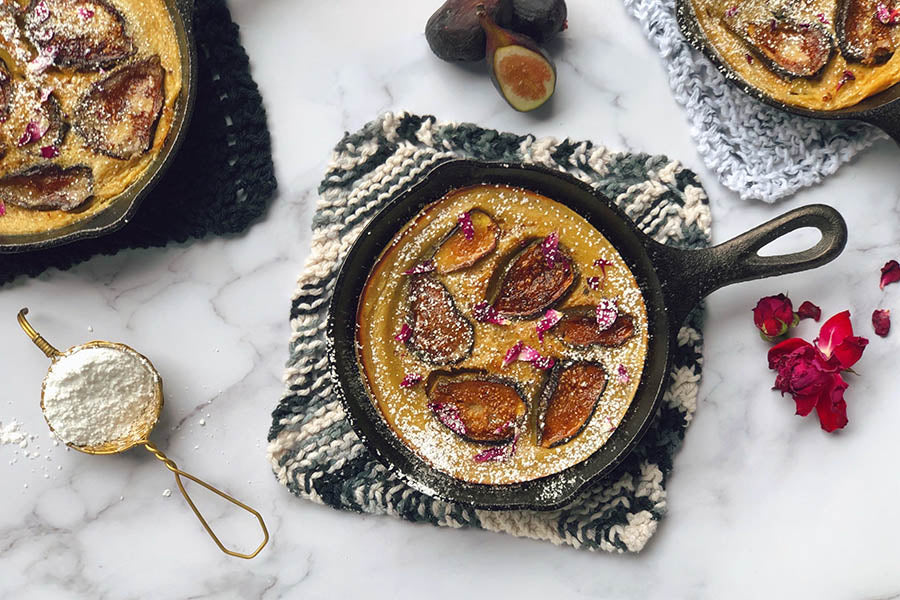 Fig Ras el Hanout Clafoutis