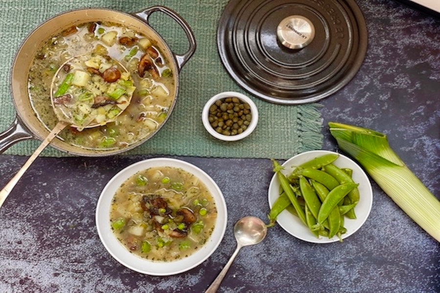 Herbes de Provence Potato Leek Soup