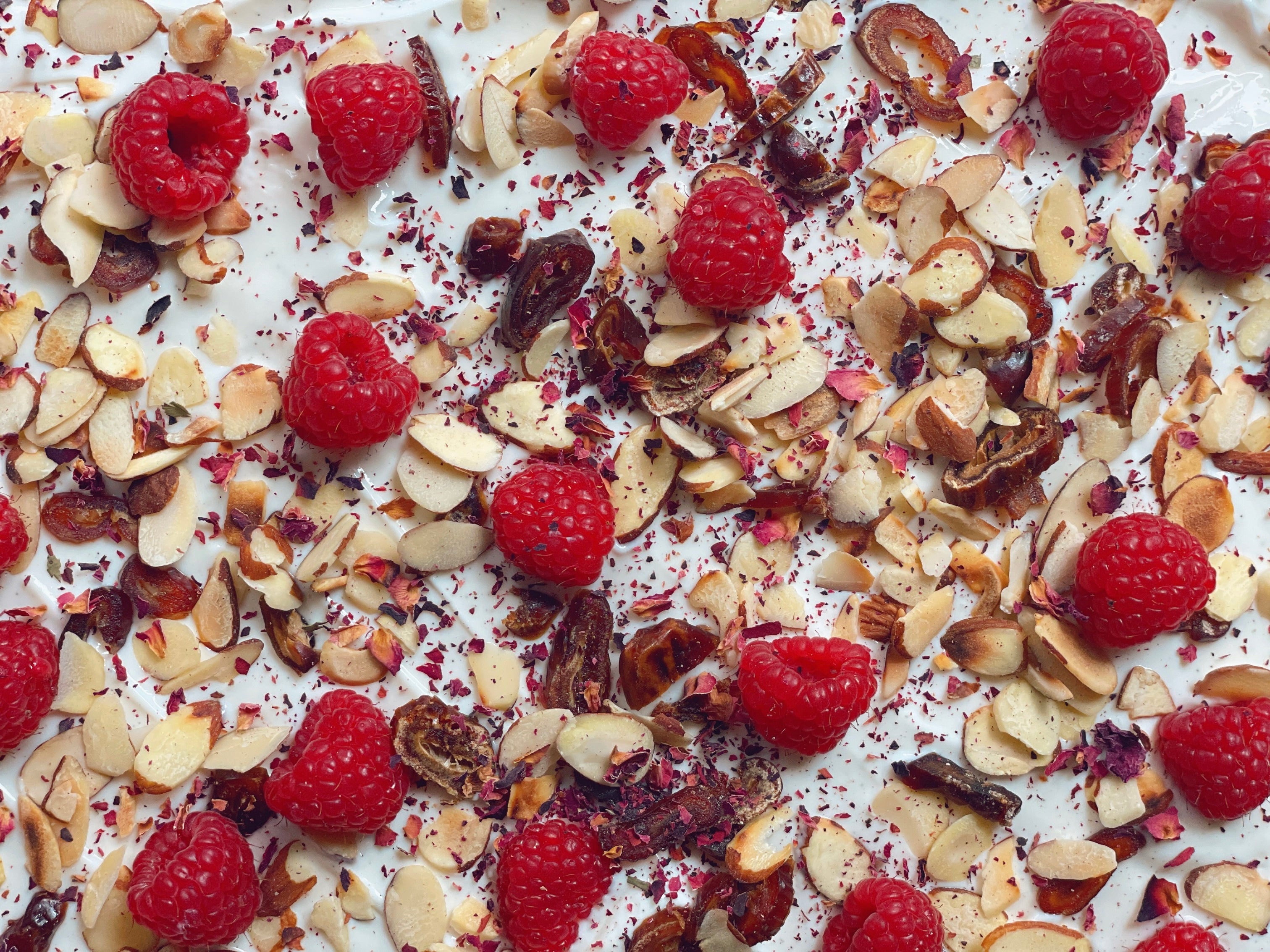 Rosy Yogurt Bark