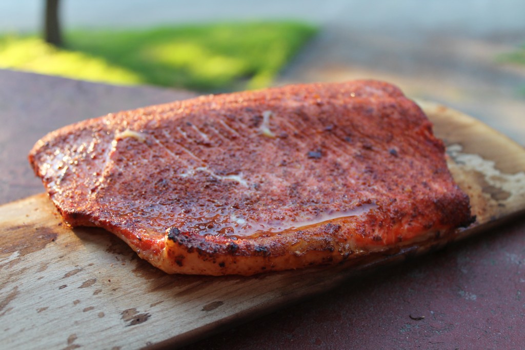 Sassy Bourbon-Honey Salmon Fillets