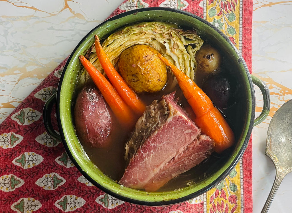 Oven-Roasted Corned Beef and Cabbage