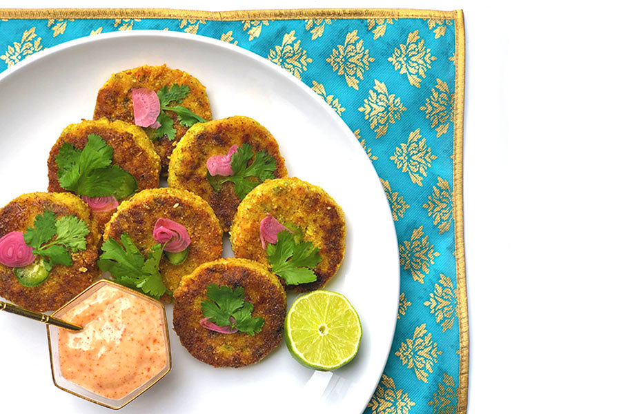 Kala Masala Shrimp Cakes