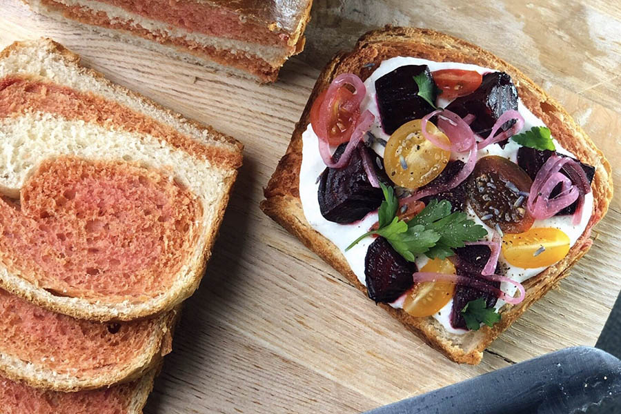 Lavender Ricotta Toast