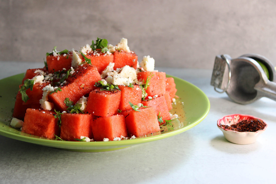 Limón-Chile Watermelon Salad