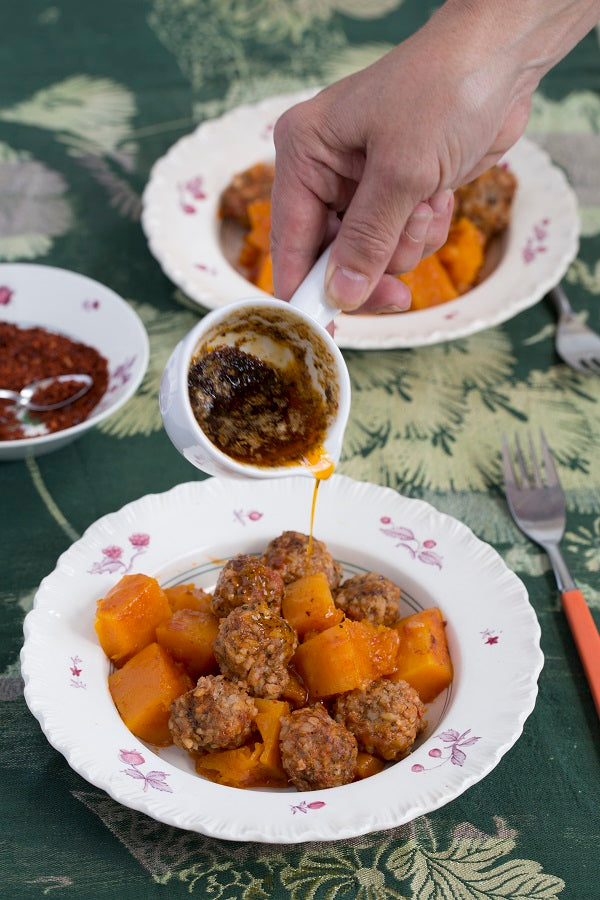 Meatballs with Pumpkin & Spice Butter