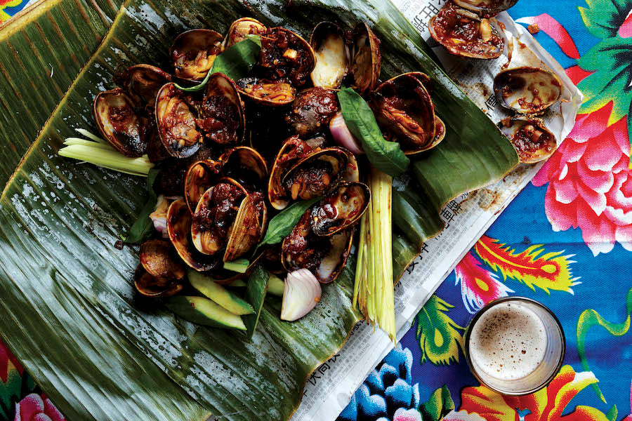 “Portuguese” Barbecued Clams