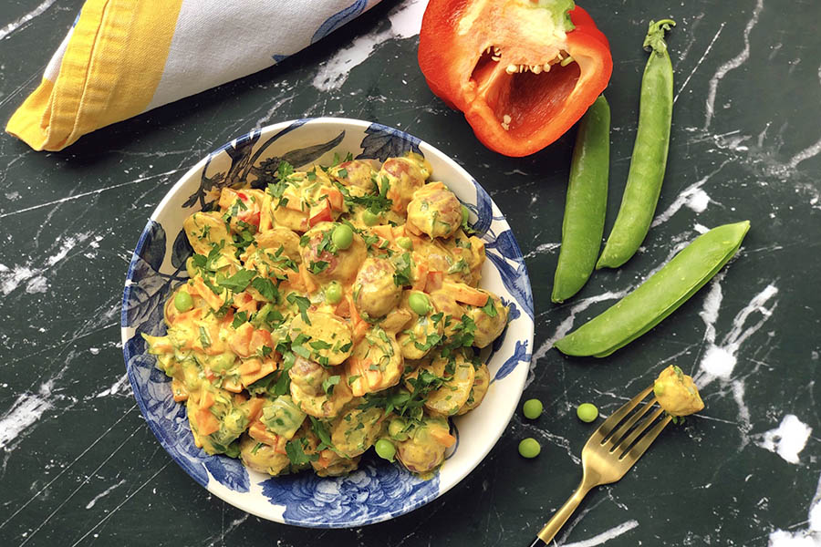 Madras Curry Potato Salad