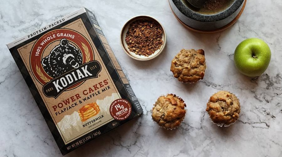 Kodiak Cakes Advieh Apple Muffins