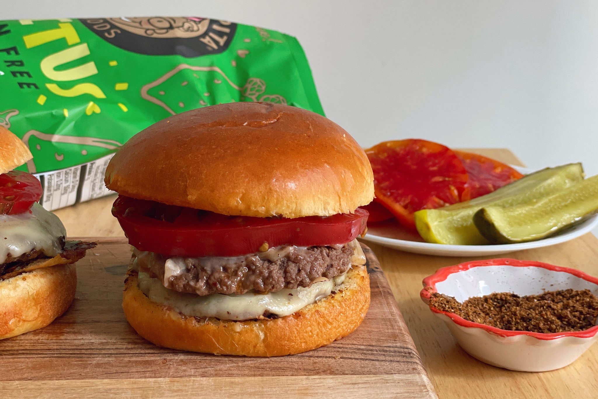 Sassy Steak Pepper Jack Burgers