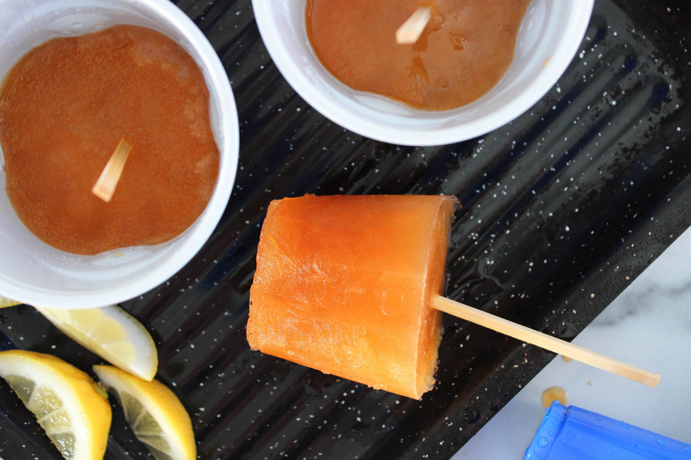 Black Sweet Tea Ice Pops