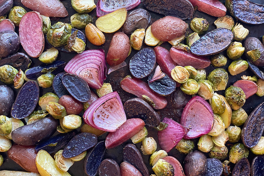 Sheet Pan Tuscan Roasted Veggies