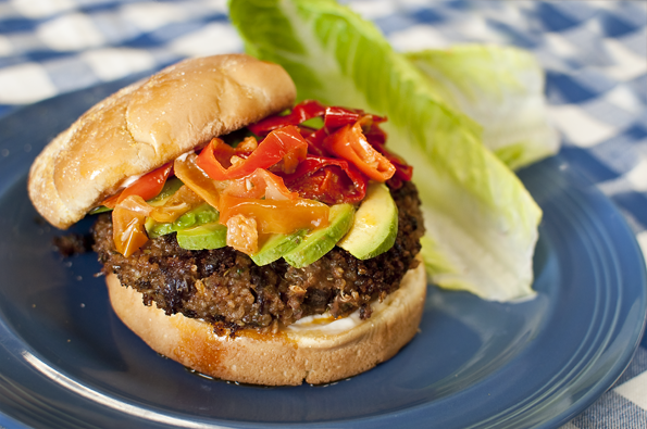 Cuban Black Bean Burger