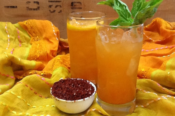 Aleppo Pepper Basil Lemonade