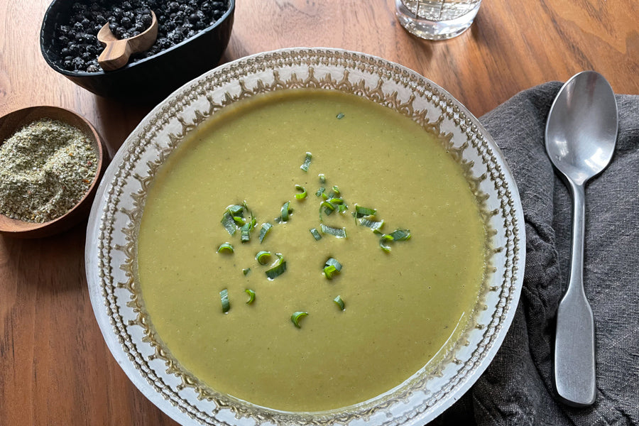 Fresh Asparagus Blender Soup • The View from Great Island