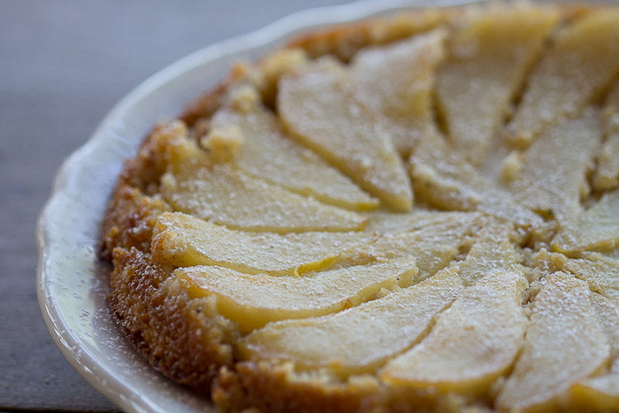 Cardamom Pear Upside-Down Cake