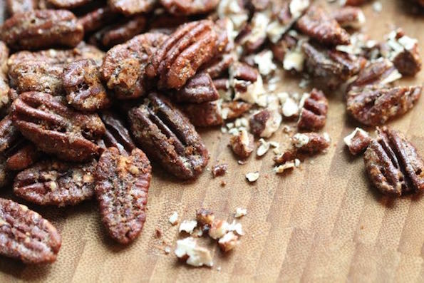 Harissa Spiced Pecans