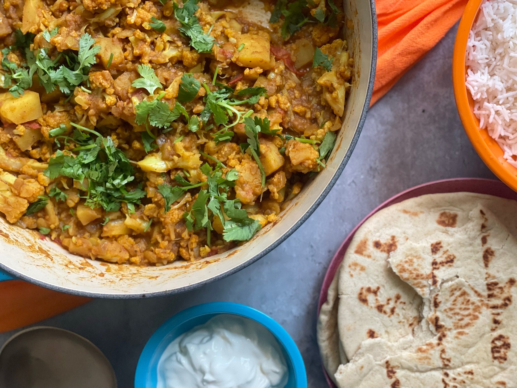 Cape Town Cauliflower Potato Curry