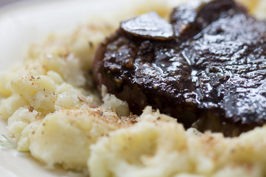 Georgian Spiced Lamb Chops with Molasses Mustard Glaze