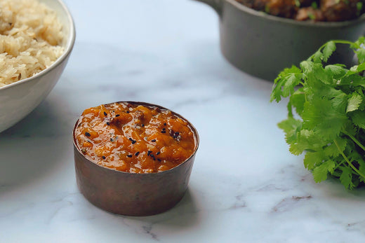 Garam Masala Meatballs with Mango Chutney