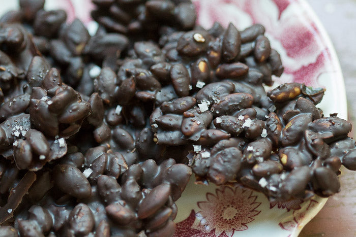 Mayan Cocoa Pumpkin Bark