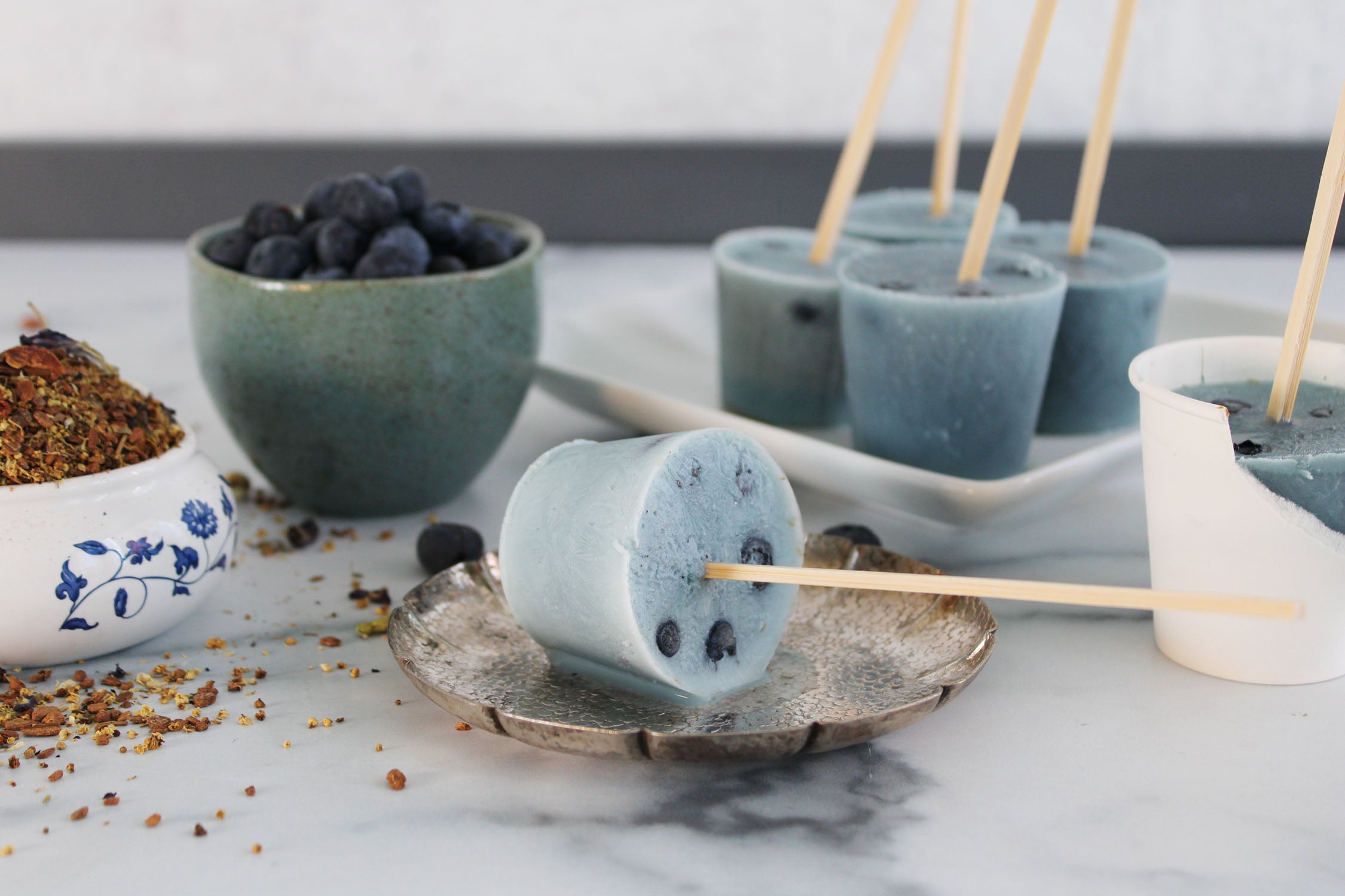 Midnight Berry Tea Ice Pops