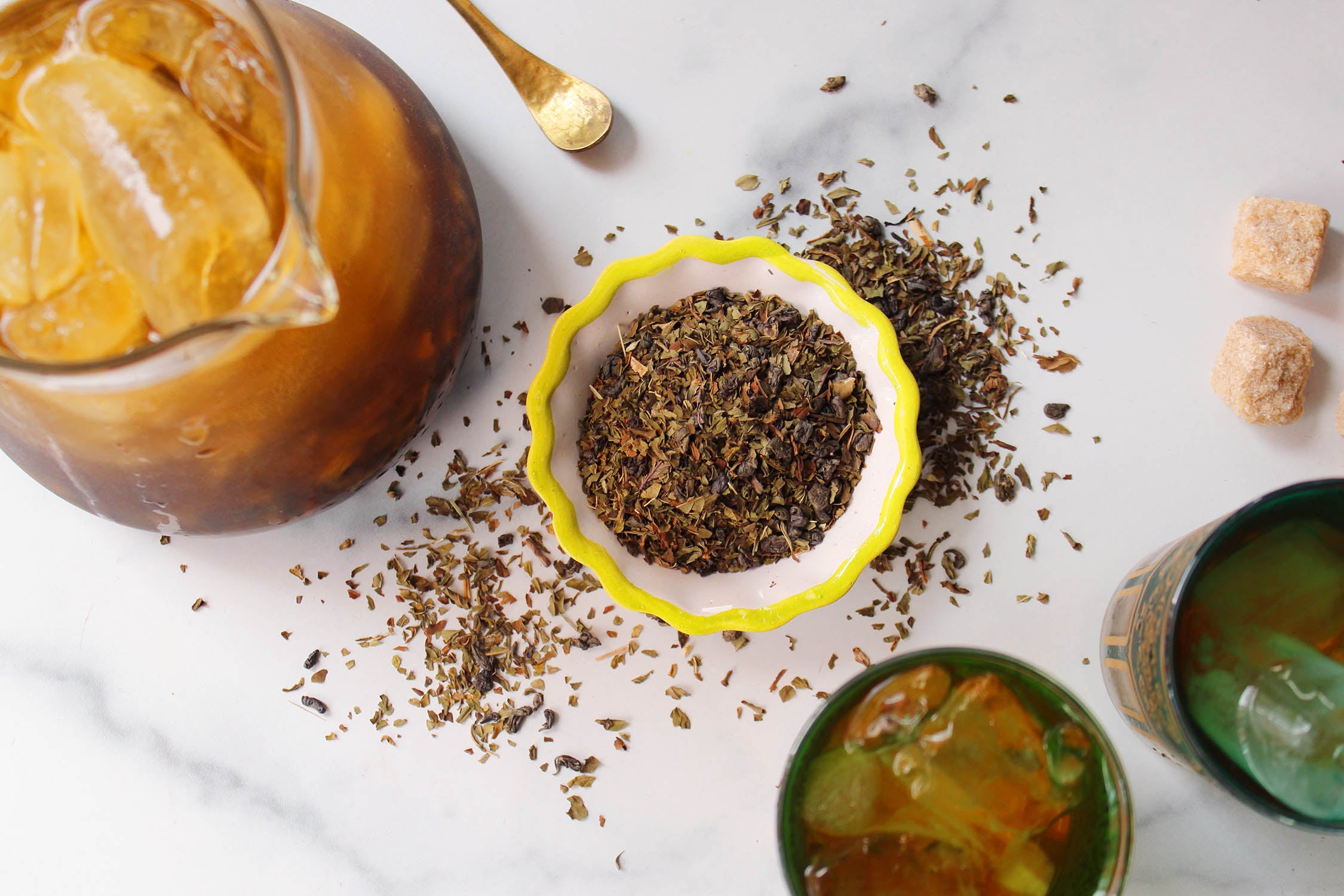 Iced Moroccan Mint Tea