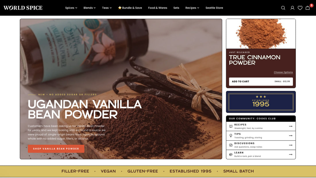 Our new site design