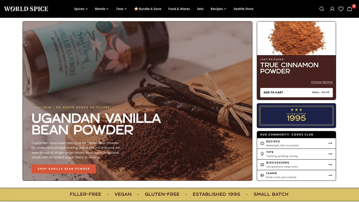 Our new site design