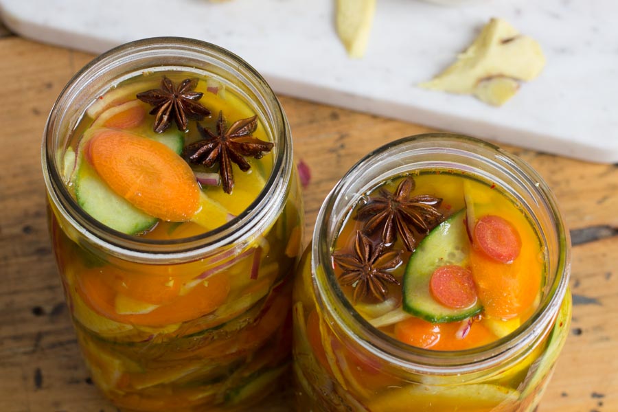 Turmeric & Star Anise Pickles