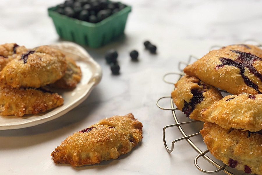 Lavender Blueberry Handpies