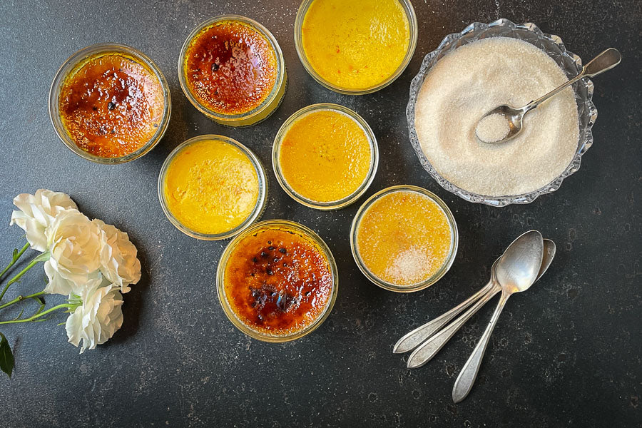 Saffron Pumpkin Crème Brûlée