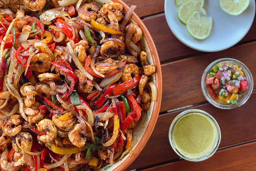 Shrimp Fajitas