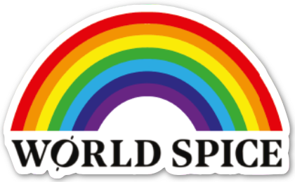 World Spice Rainbow Sticker
