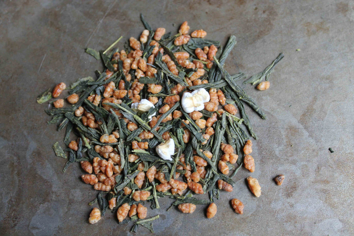 Popped Rice Tea Discover the Rich, Toasted Flavor of Genmaicha Green Tea with Popped ...