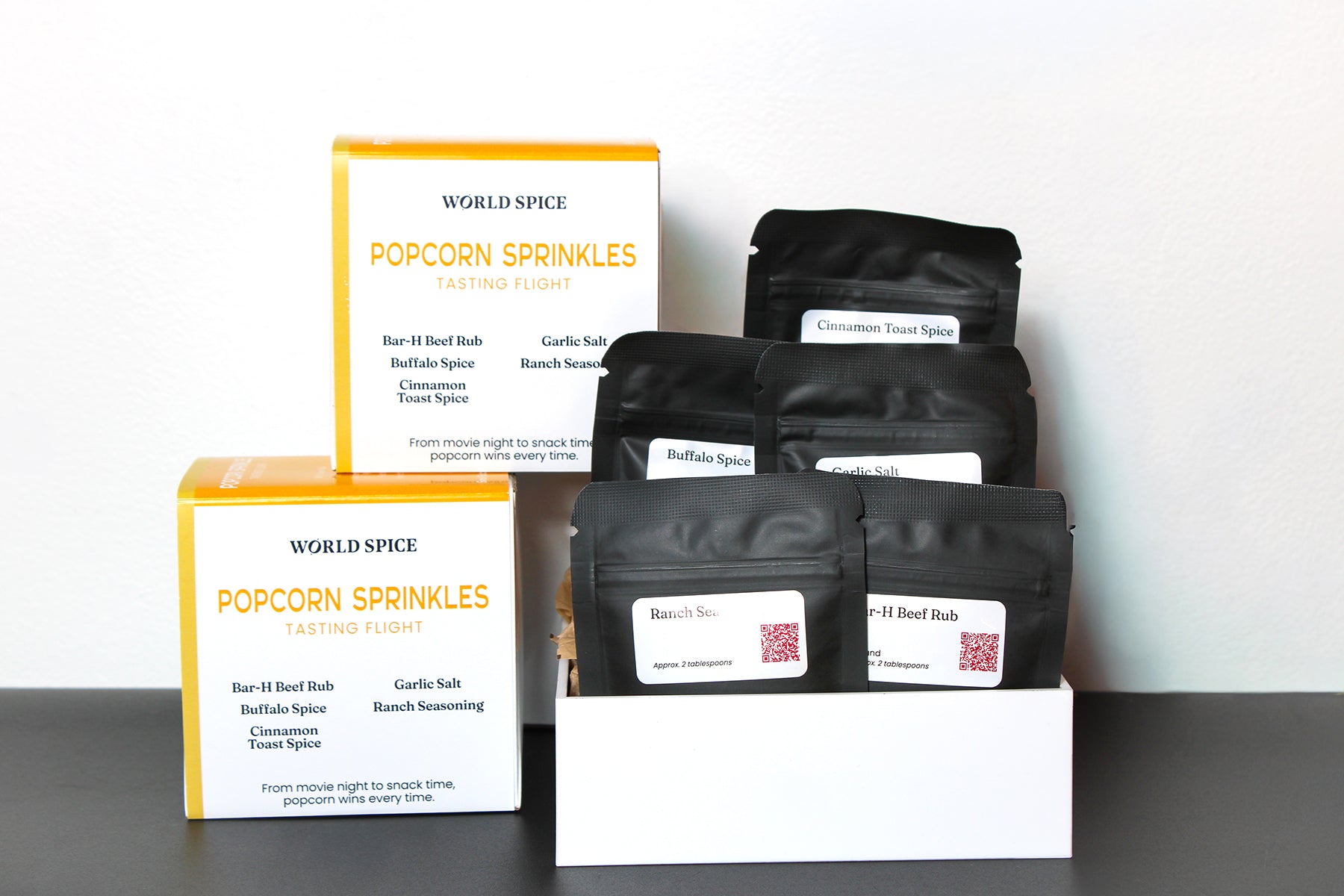 Popcorn Sprinkles Tasting Flight