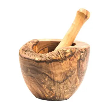 Olive Wood Mortar & Pestle - Thumbnail 2